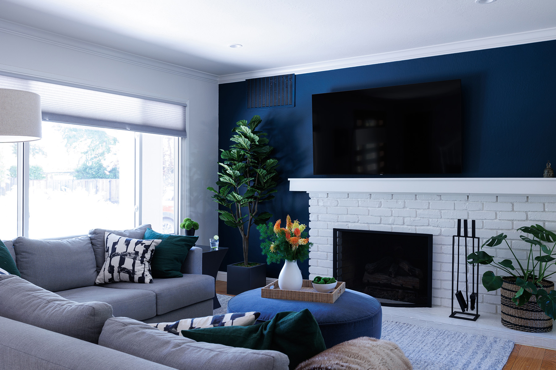 Living room remodel in Danville, CA by East Bay interior designer Yoko Oda