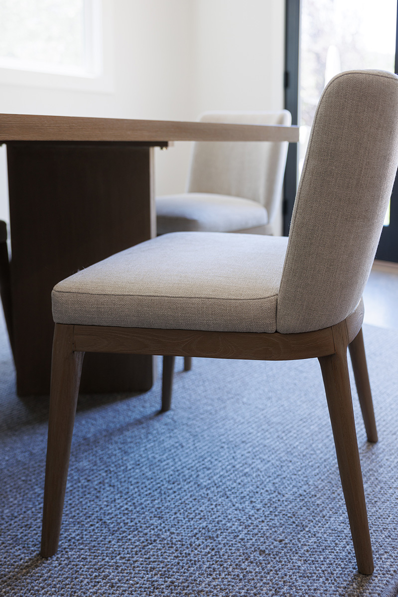 Custom dining chair by Yoko Oda Interior Design